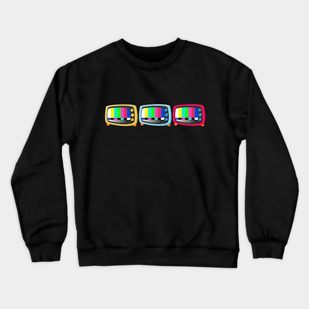 standby retro tv Crewneck Sweatshirt by prettyguardianstudio